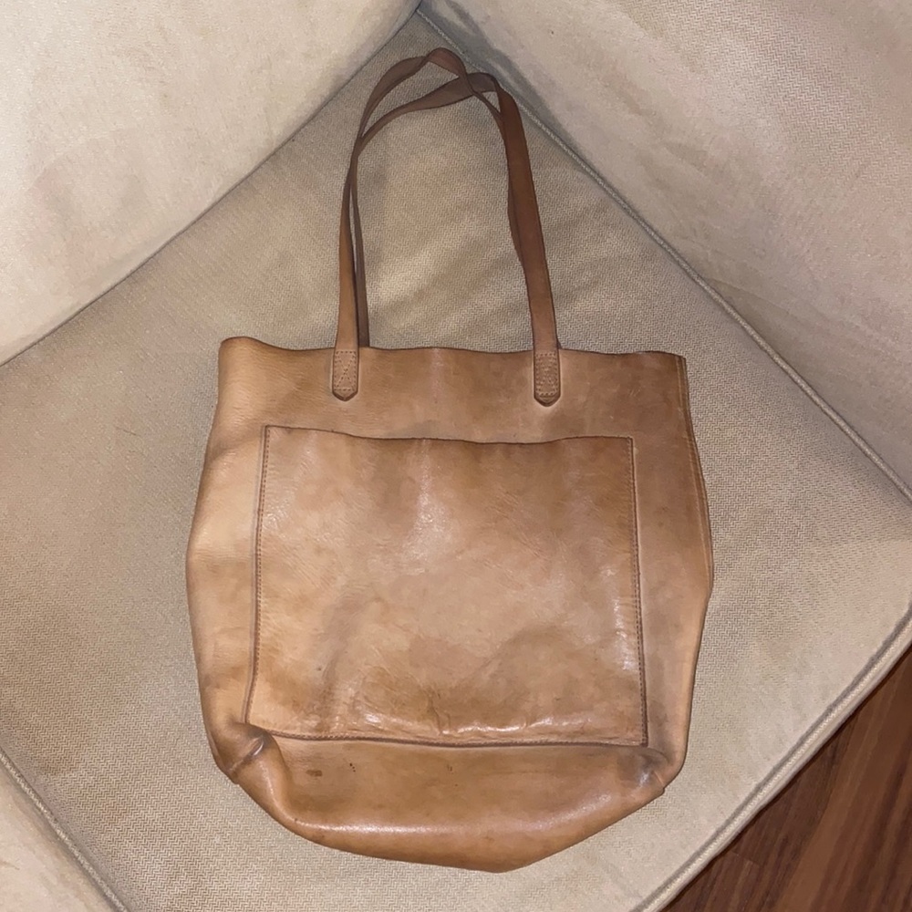 Madewell leather tote